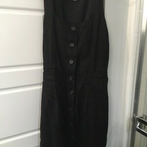 a new day Black Sleeveless Midi Dress